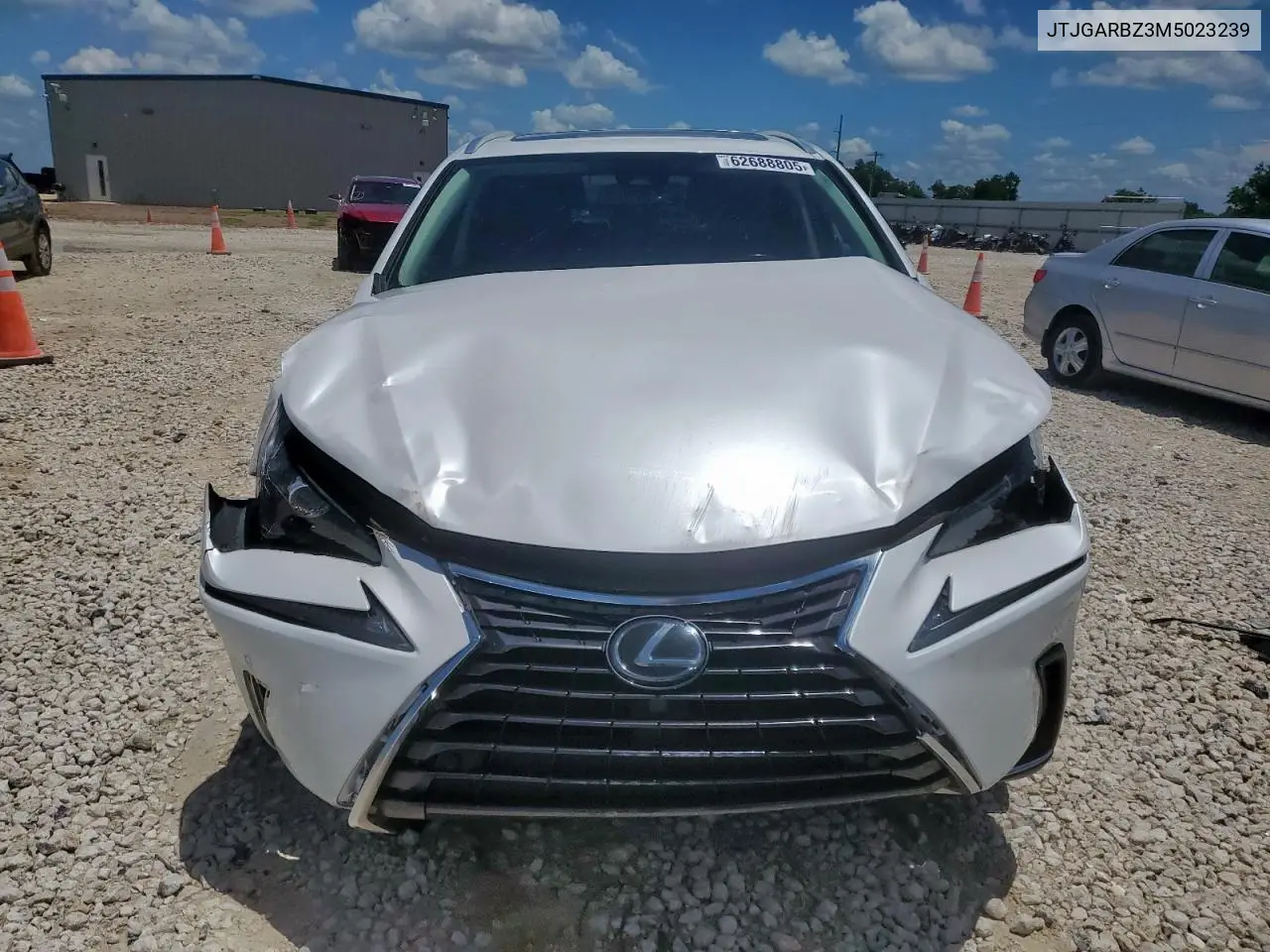 2021 Lexus Nx 300 Base VIN: JTJGARBZ3M5023239 Lot: 62688805