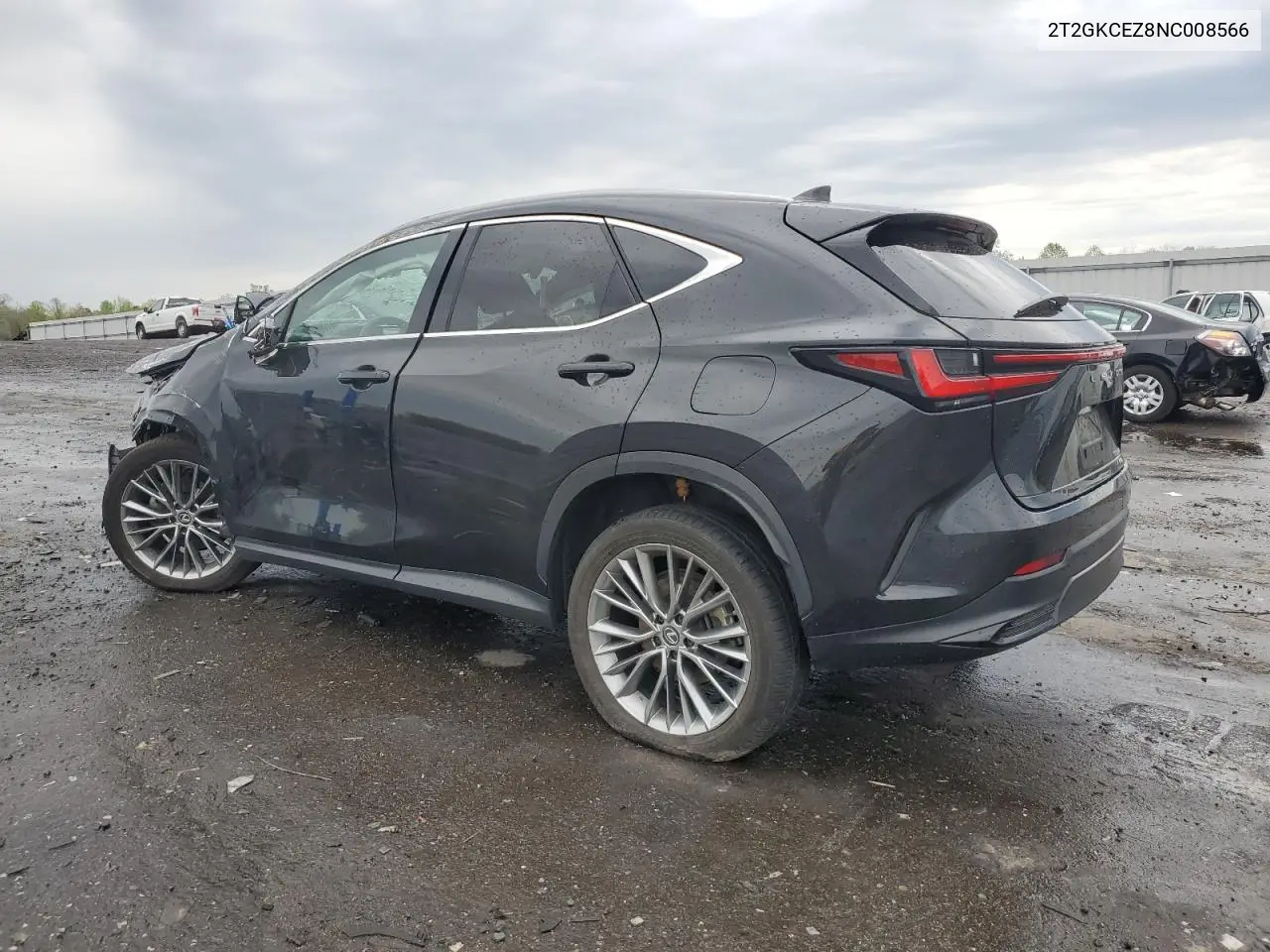 2022 Lexus Nx 350H VIN: 2T2GKCEZ8NC008566 Lot: 53212805