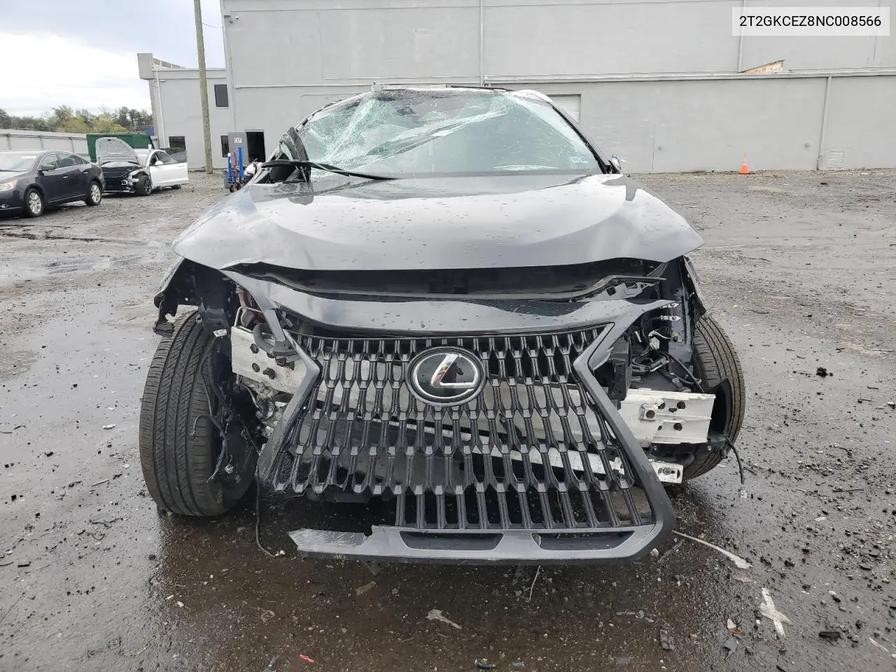 2022 Lexus Nx 350H VIN: 2T2GKCEZ8NC008566 Lot: 53212805