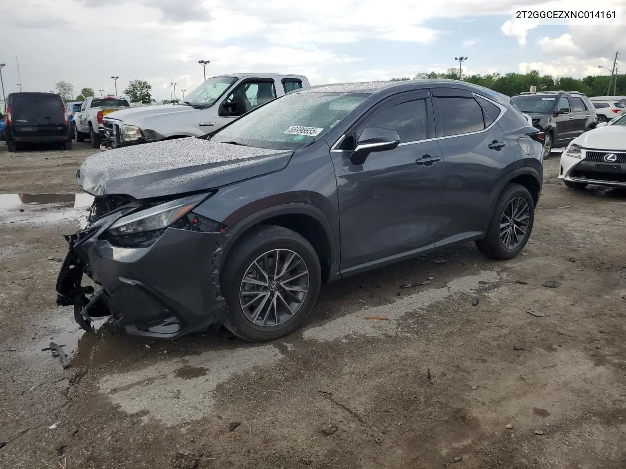 2022 Lexus Nx 350 VIN: 2T2GGCEZXNC014161 Lot: 56996655