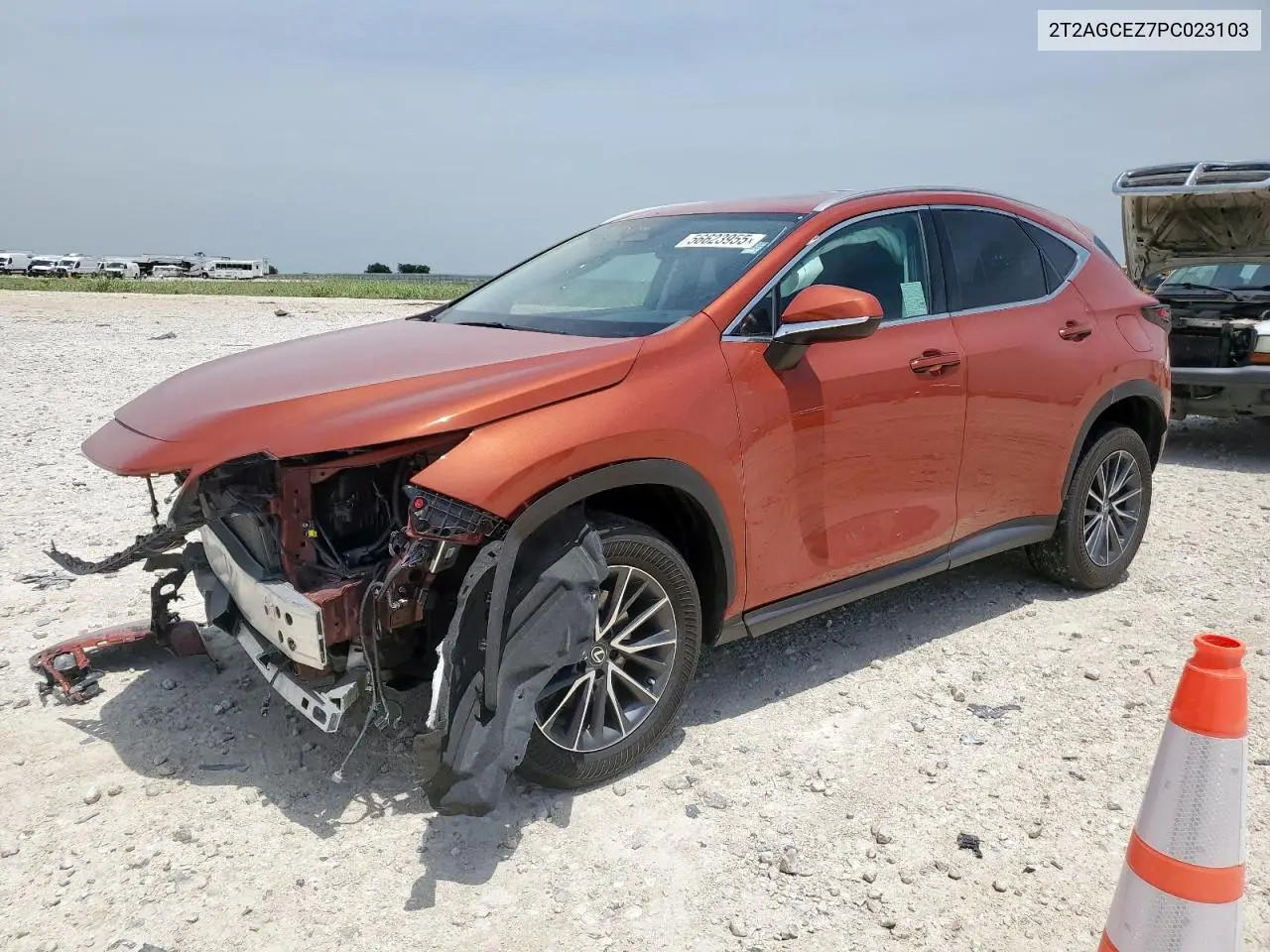 2023 Lexus Nx 350 VIN: 2T2AGCEZ7PC023103 Lot: 56623955
