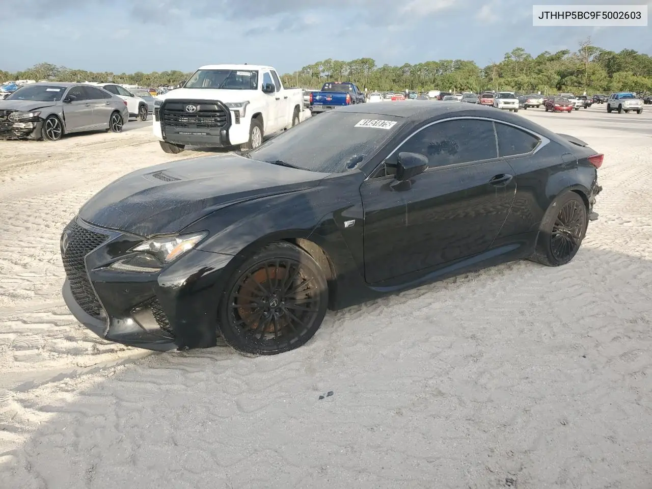 2015 Lexus Rc-F VIN: JTHHP5BC9F5002603 Lot: 41451875