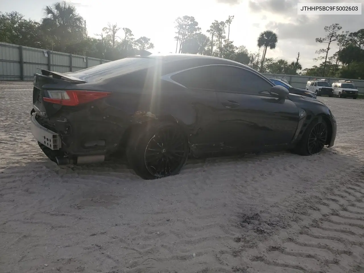 2015 Lexus Rc-F VIN: JTHHP5BC9F5002603 Lot: 41451875