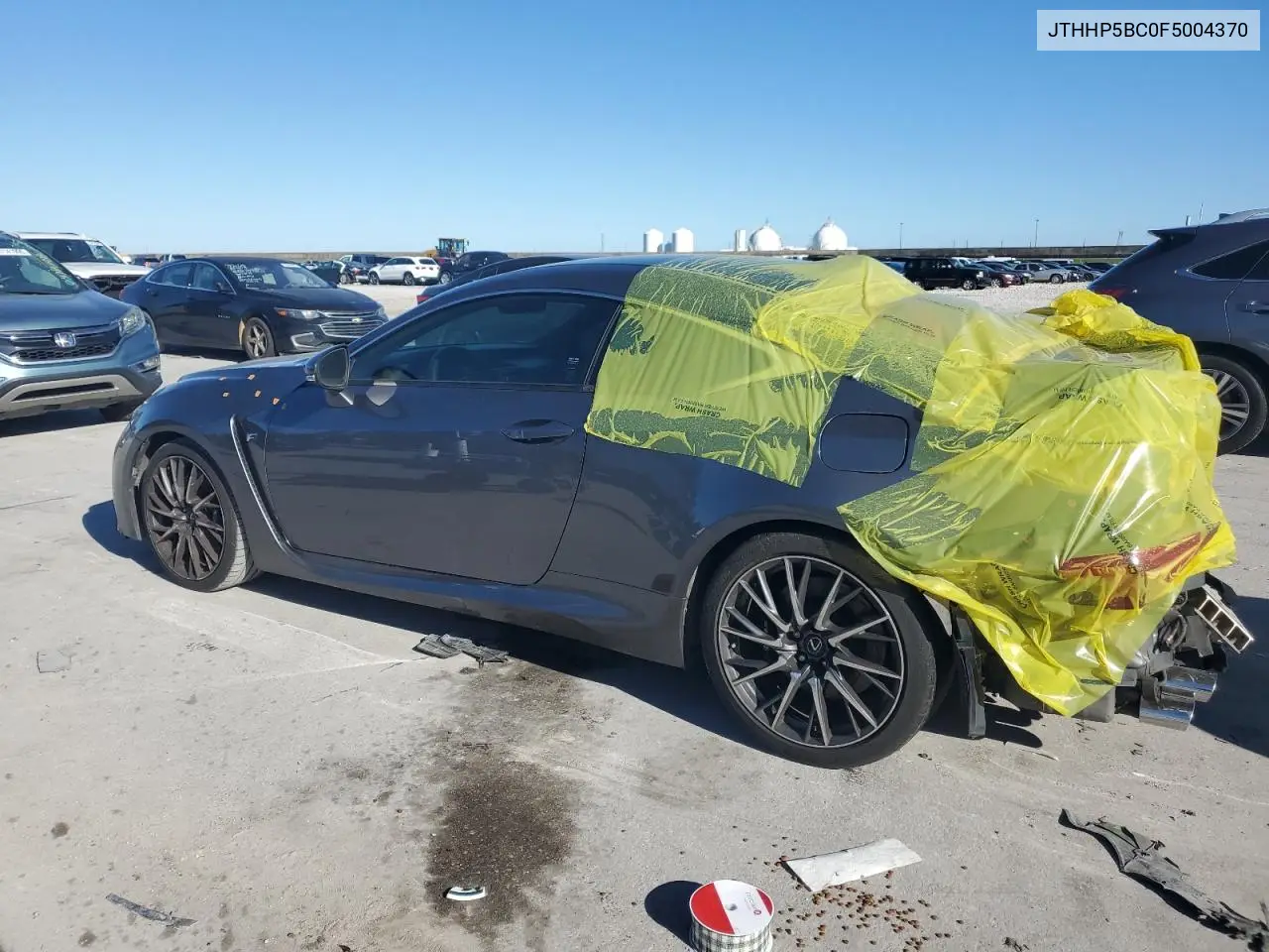 2015 Lexus Rc-F VIN: JTHHP5BC0F5004370 Lot: 46636345