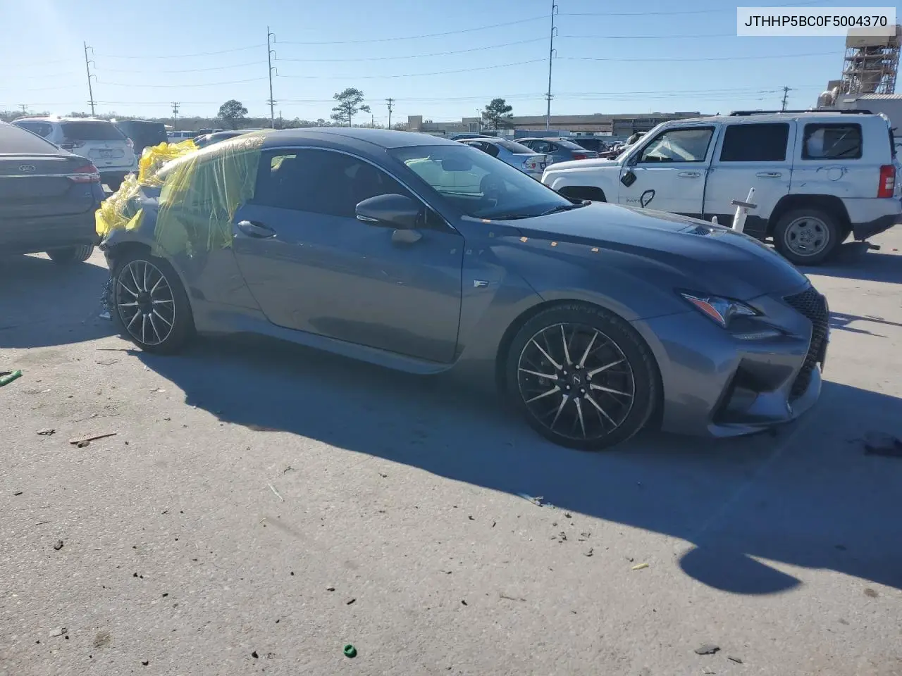 2015 Lexus Rc-F VIN: JTHHP5BC0F5004370 Lot: 46636345
