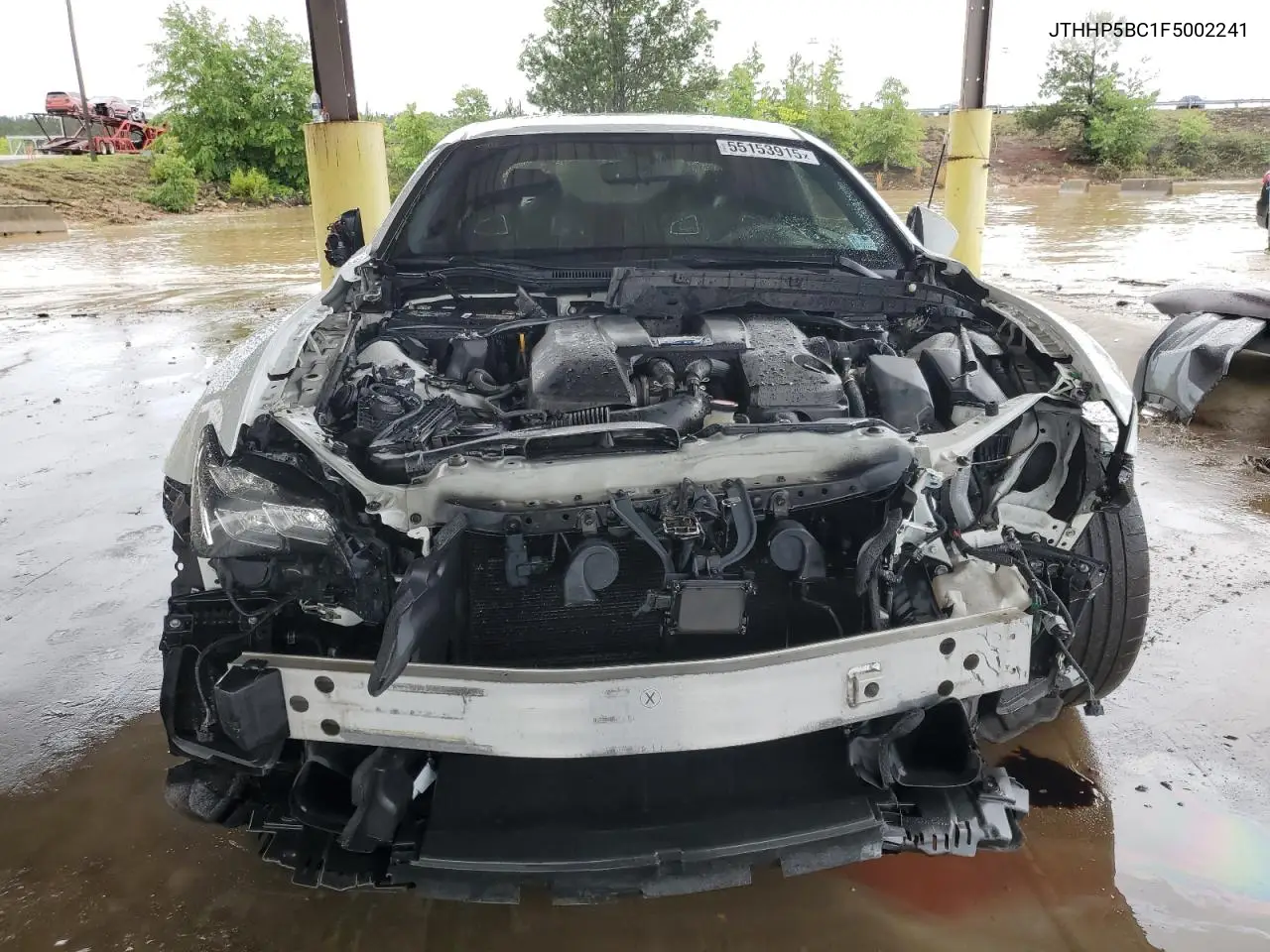 2015 Lexus Rc-F VIN: JTHHP5BC1F5002241 Lot: 55153915