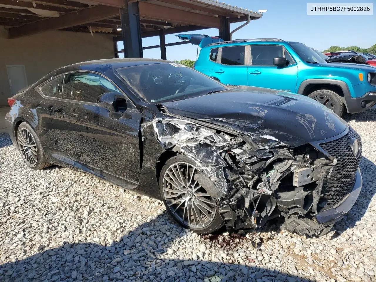 2015 Lexus Rc-F VIN: JTHHP5BC7F5002826 Lot: 55257765
