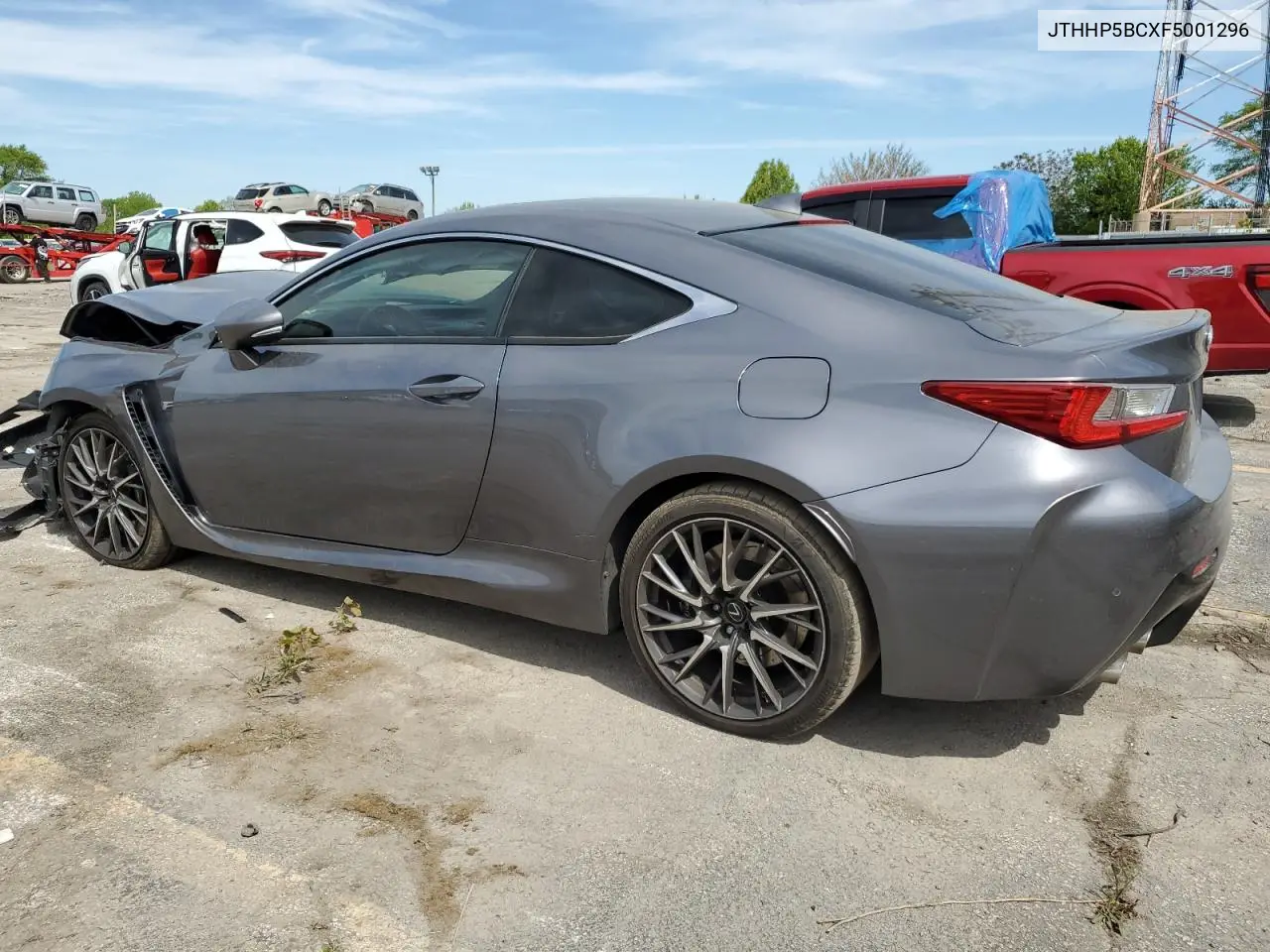 2015 Lexus Rc-F VIN: JTHHP5BCXF5001296 Lot: 56637605