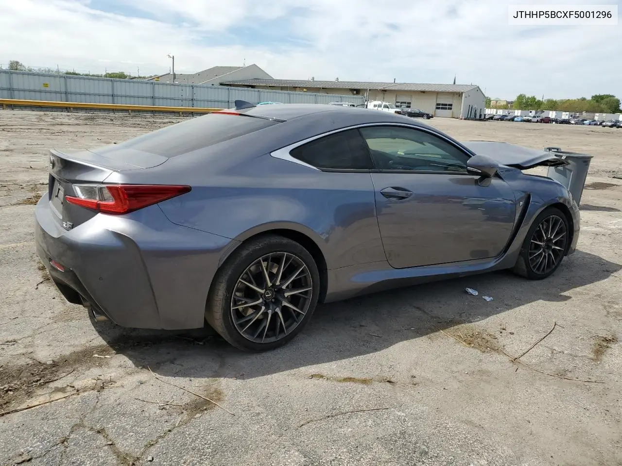 2015 Lexus Rc-F VIN: JTHHP5BCXF5001296 Lot: 56637605