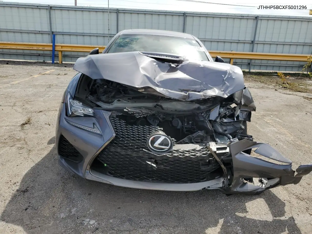 2015 Lexus Rc-F VIN: JTHHP5BCXF5001296 Lot: 56637605
