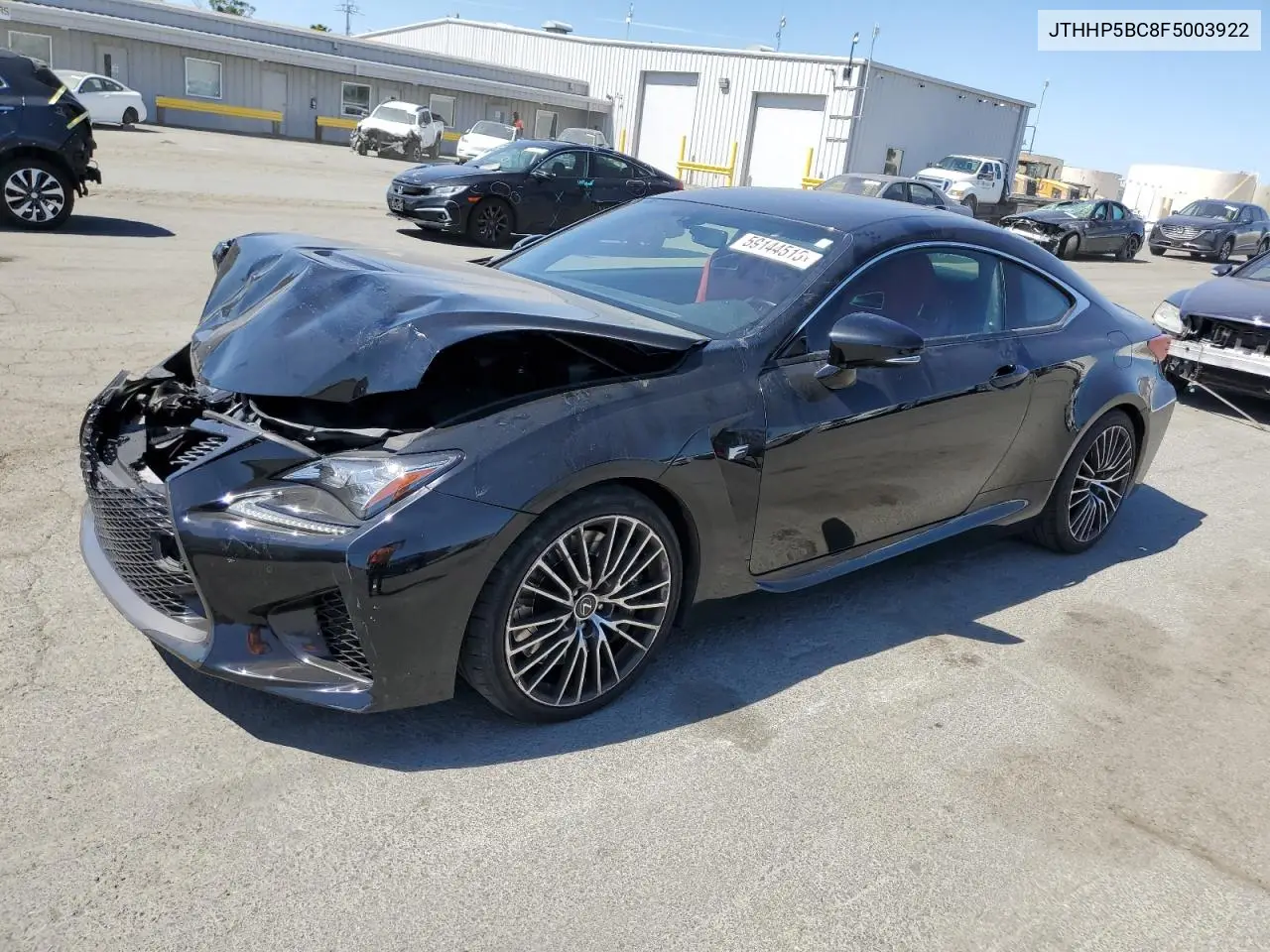2015 Lexus Rc-F VIN: JTHHP5BC8F5003922 Lot: 59144515