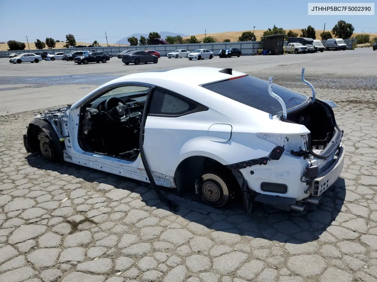 2015 Lexus Rc-F VIN: JTHHP5BC7F5002390 Lot: 62698345