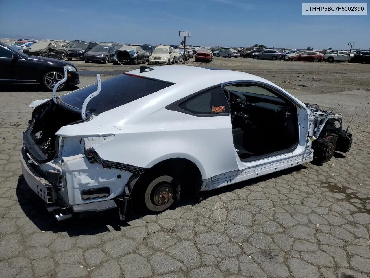 2015 Lexus Rc-F VIN: JTHHP5BC7F5002390 Lot: 62698345