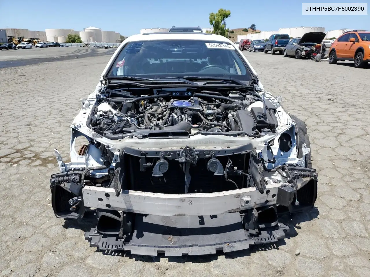 2015 Lexus Rc-F VIN: JTHHP5BC7F5002390 Lot: 62698345