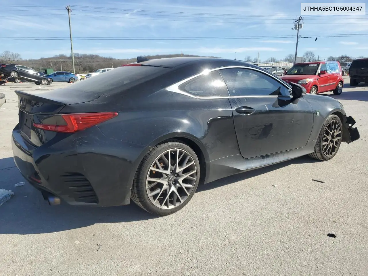 2016 Lexus Rc 200T VIN: JTHHA5BC1G5004347 Lot: 46680525