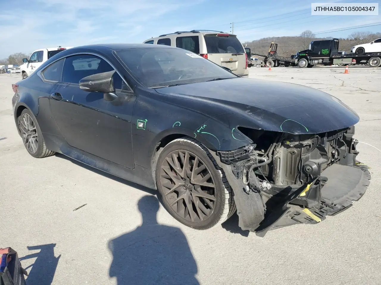 2016 Lexus Rc 200T VIN: JTHHA5BC1G5004347 Lot: 46680525