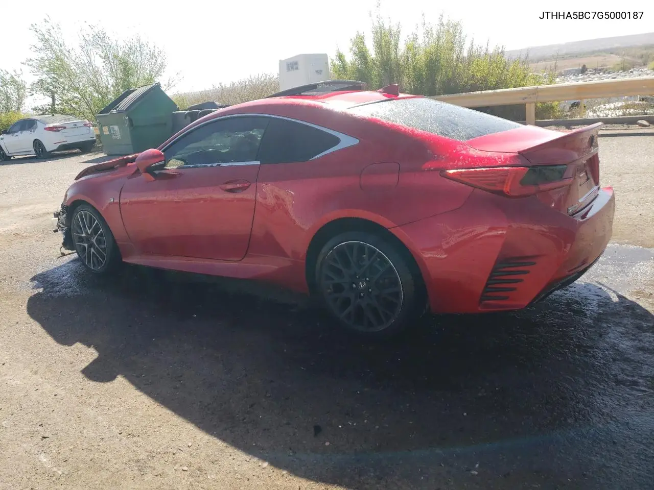 2016 Lexus Rc 200T VIN: JTHHA5BC7G5000187 Lot: 50329535