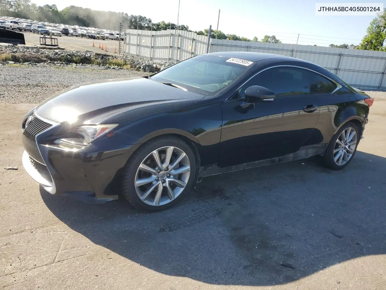 2016 Lexus Rc 200T VIN: JTHHA5BC4G5001264 Lot: 54122905