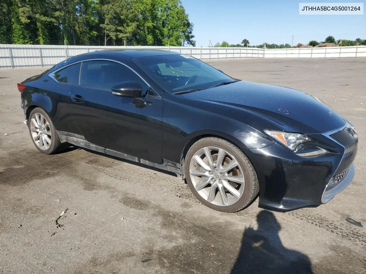 2016 Lexus Rc 200T VIN: JTHHA5BC4G5001264 Lot: 54122905