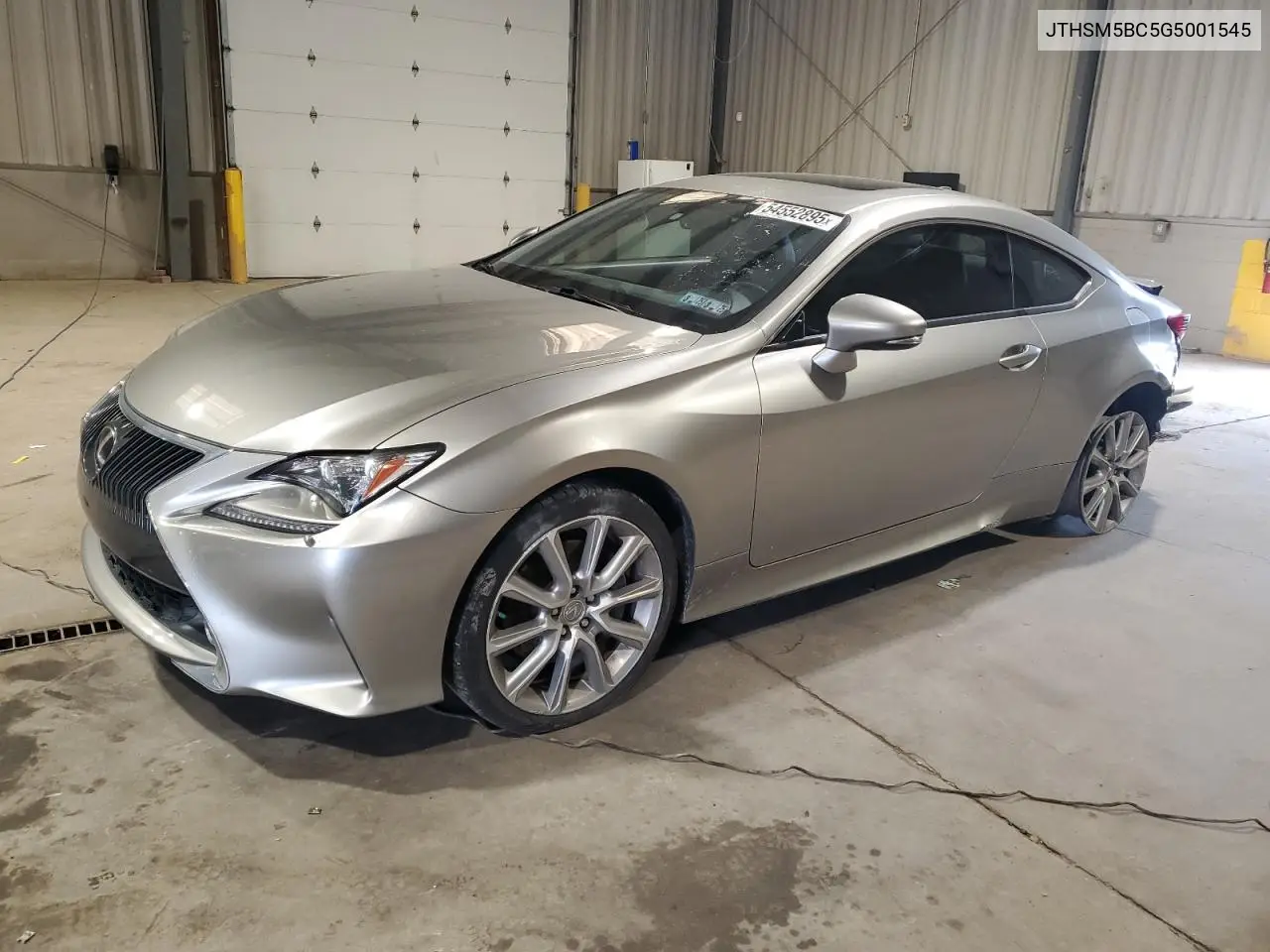 2016 Lexus Rc 300 VIN: JTHSM5BC5G5001545 Lot: 54552895