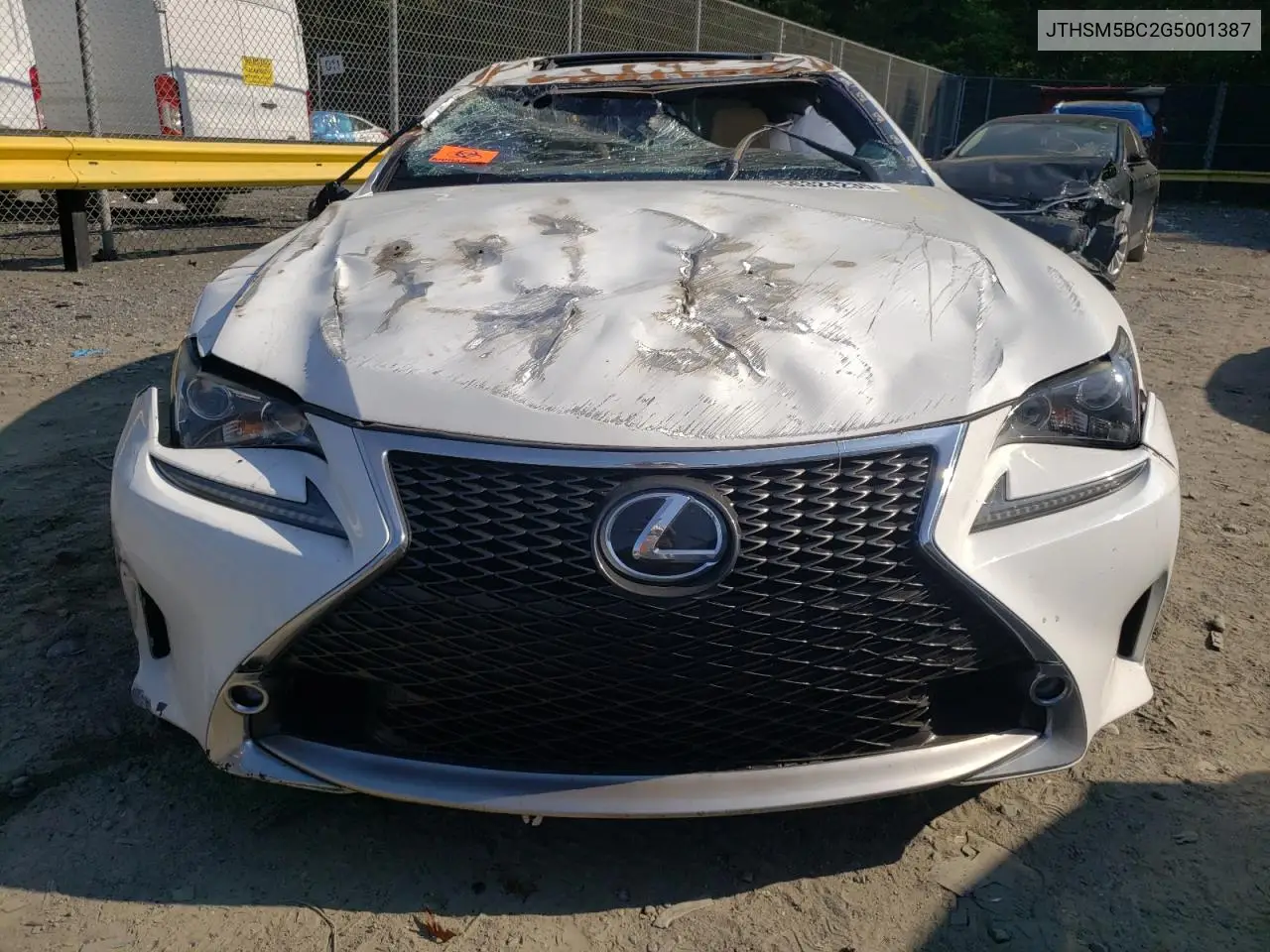 2016 Lexus Rc 300 VIN: JTHSM5BC2G5001387 Lot: 56324235