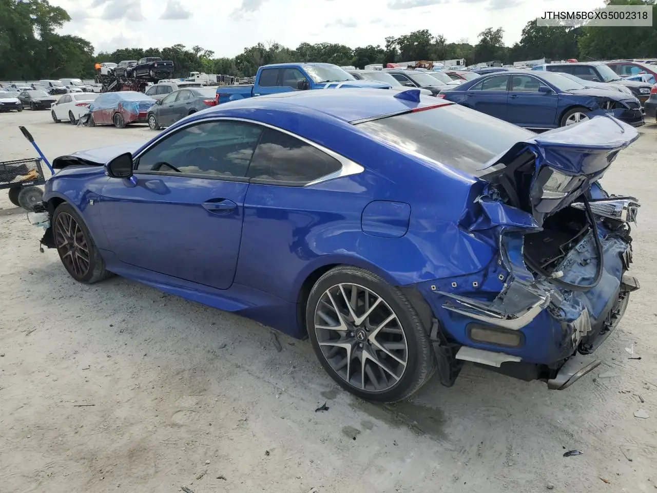 2016 Lexus Rc 300 VIN: JTHSM5BCXG5002318 Lot: 56561735