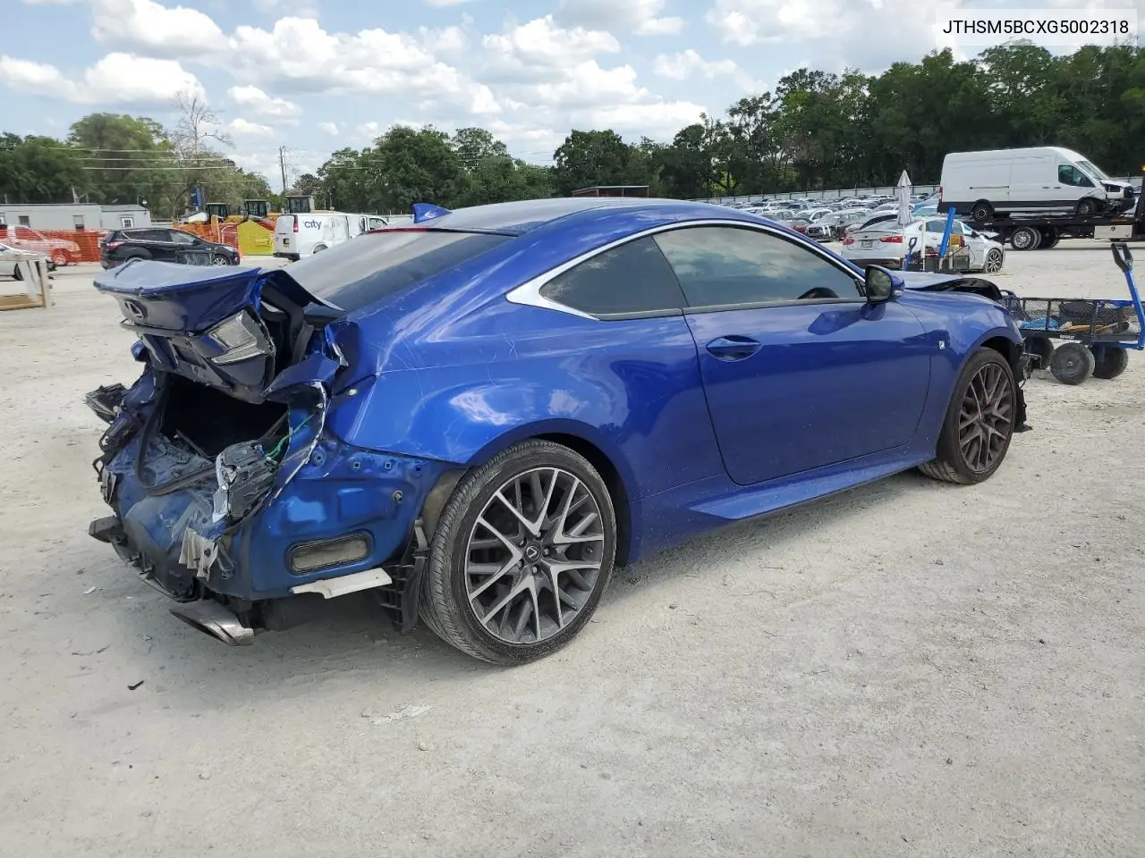 2016 Lexus Rc 300 VIN: JTHSM5BCXG5002318 Lot: 56561735