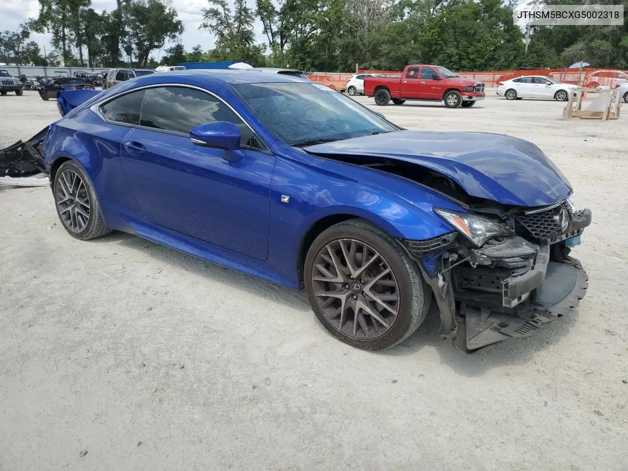 2016 Lexus Rc 300 VIN: JTHSM5BCXG5002318 Lot: 56561735
