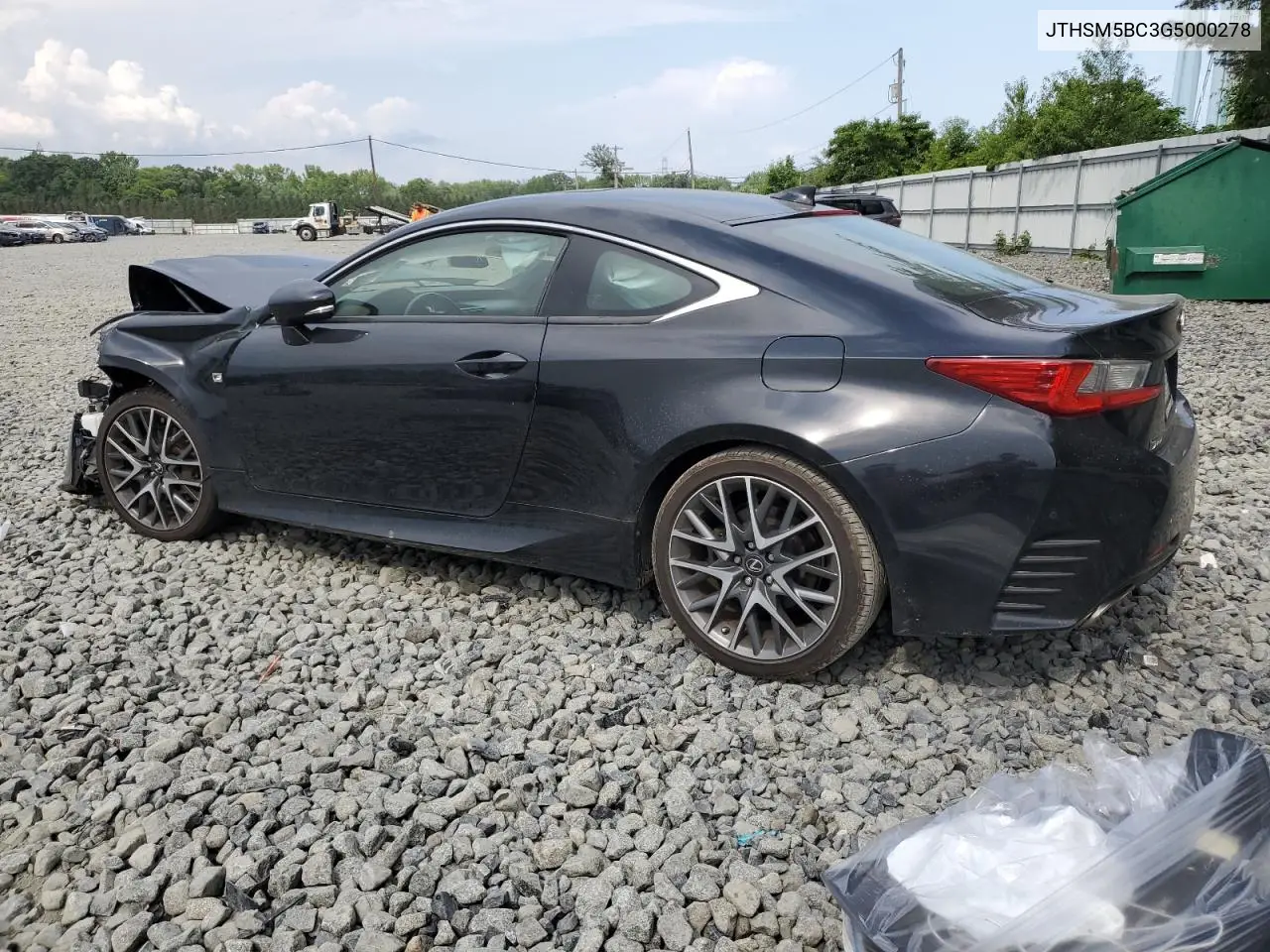 2016 Lexus Rc 300 VIN: JTHSM5BC3G5000278 Lot: 59904265