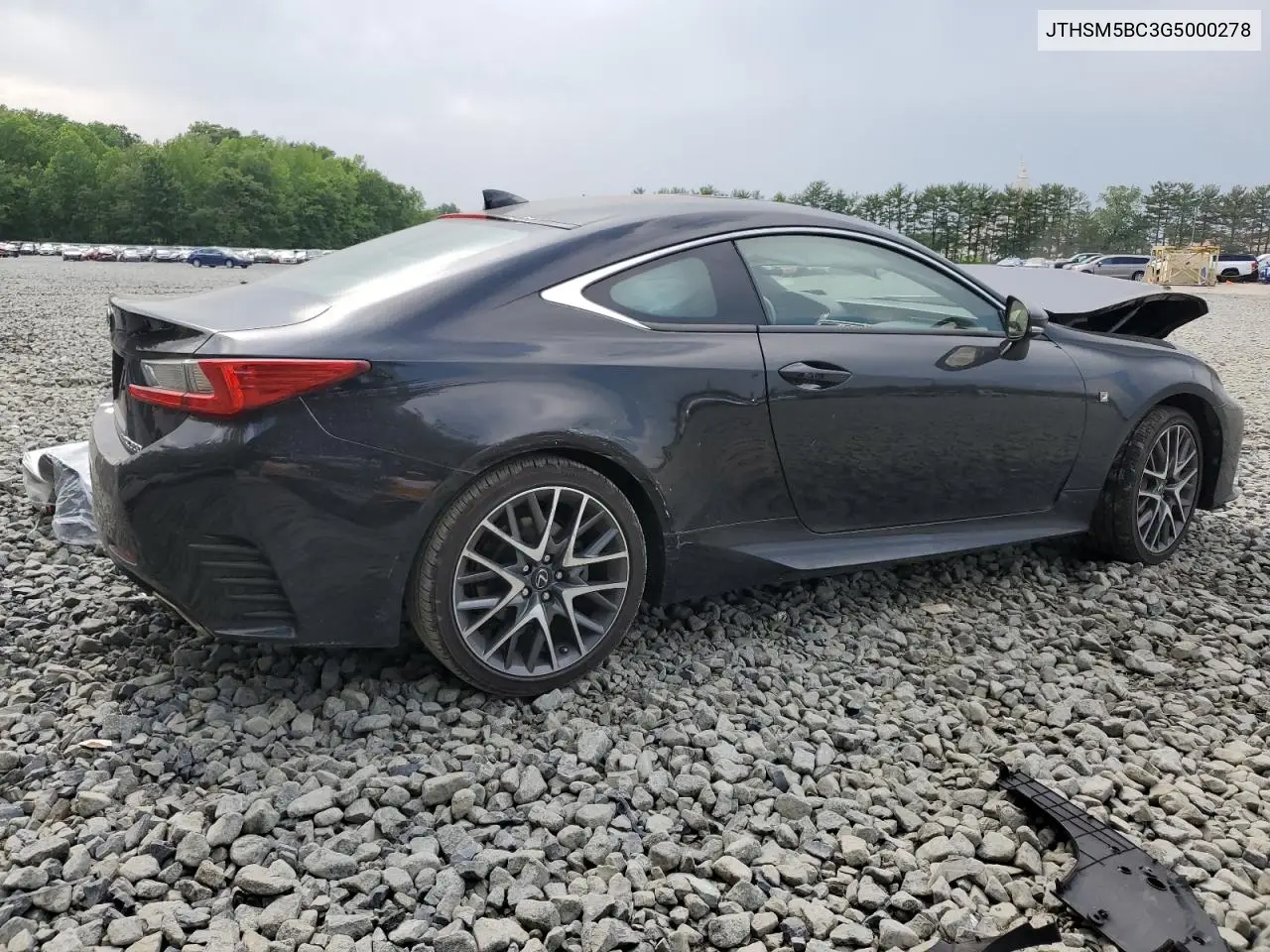 2016 Lexus Rc 300 VIN: JTHSM5BC3G5000278 Lot: 59904265