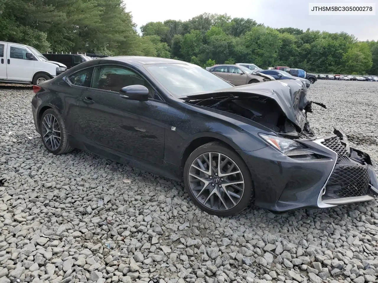 2016 Lexus Rc 300 VIN: JTHSM5BC3G5000278 Lot: 59904265