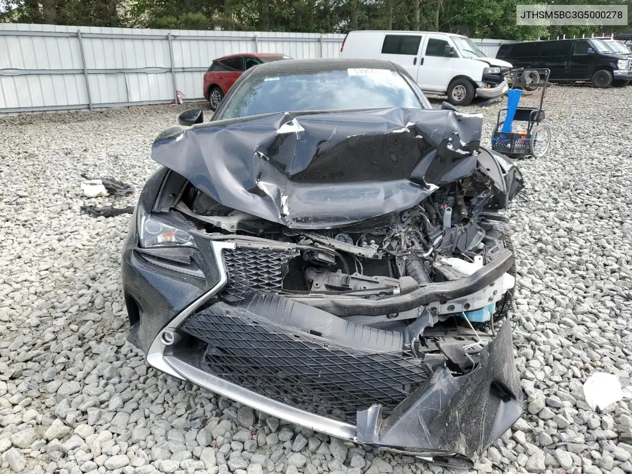2016 Lexus Rc 300 VIN: JTHSM5BC3G5000278 Lot: 59904265