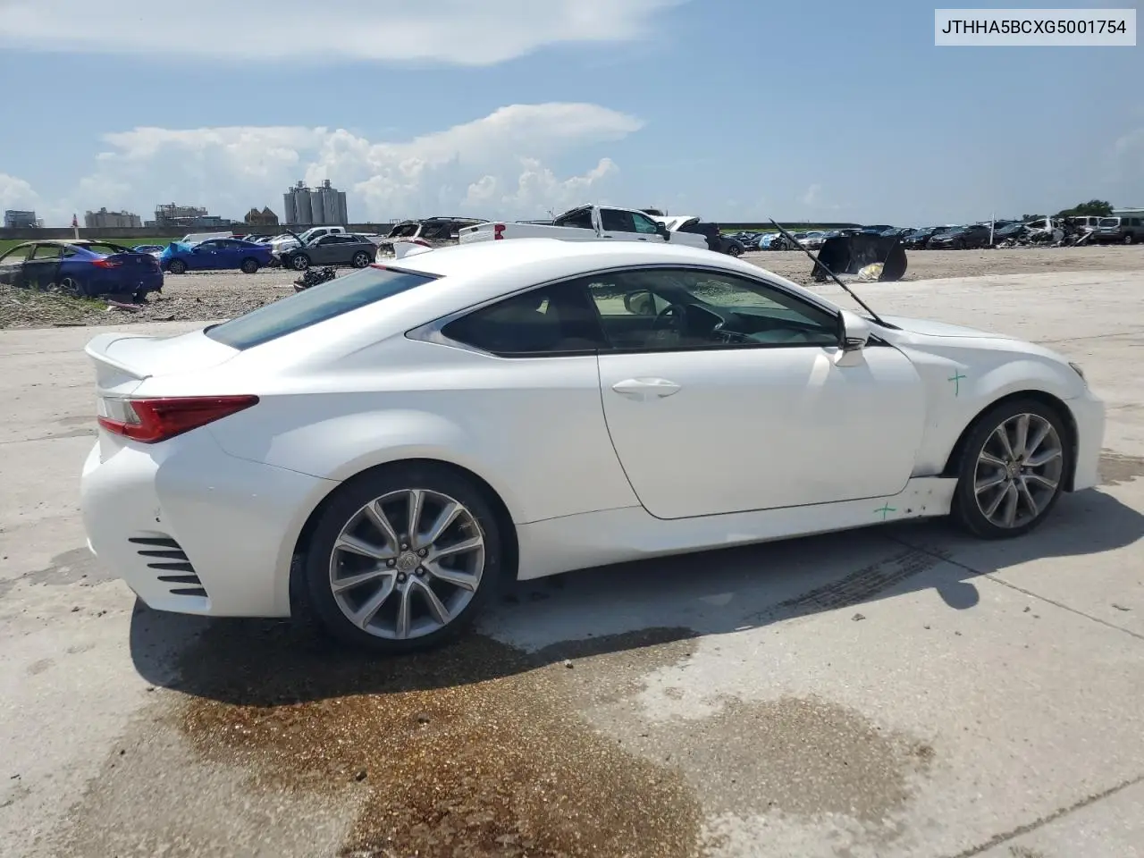 2016 Lexus Rc 200T VIN: JTHHA5BCXG5001754 Lot: 61195115