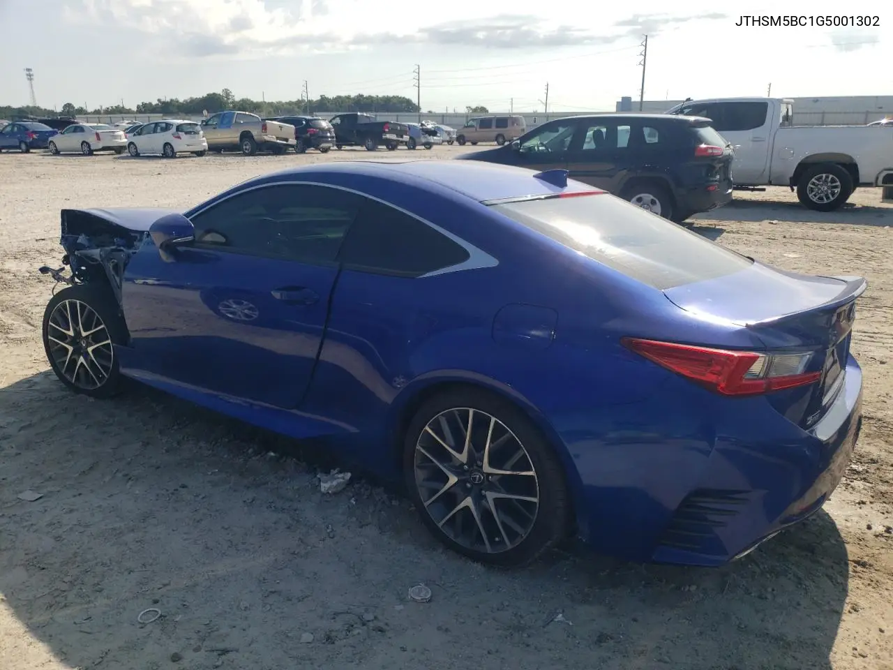 2016 Lexus Rc 300 VIN: JTHSM5BC1G5001302 Lot: 61865705