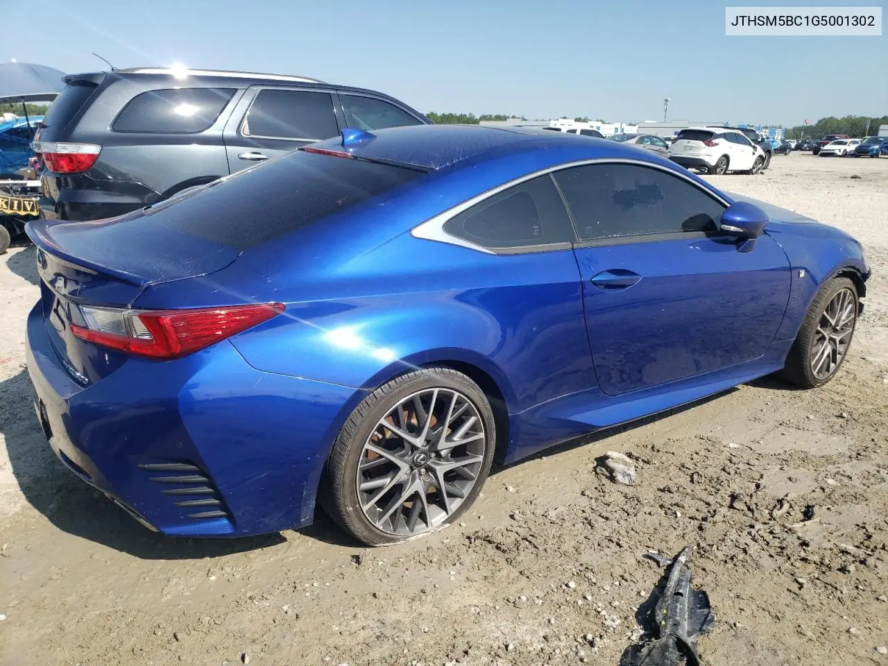 2016 Lexus Rc 300 VIN: JTHSM5BC1G5001302 Lot: 61865705