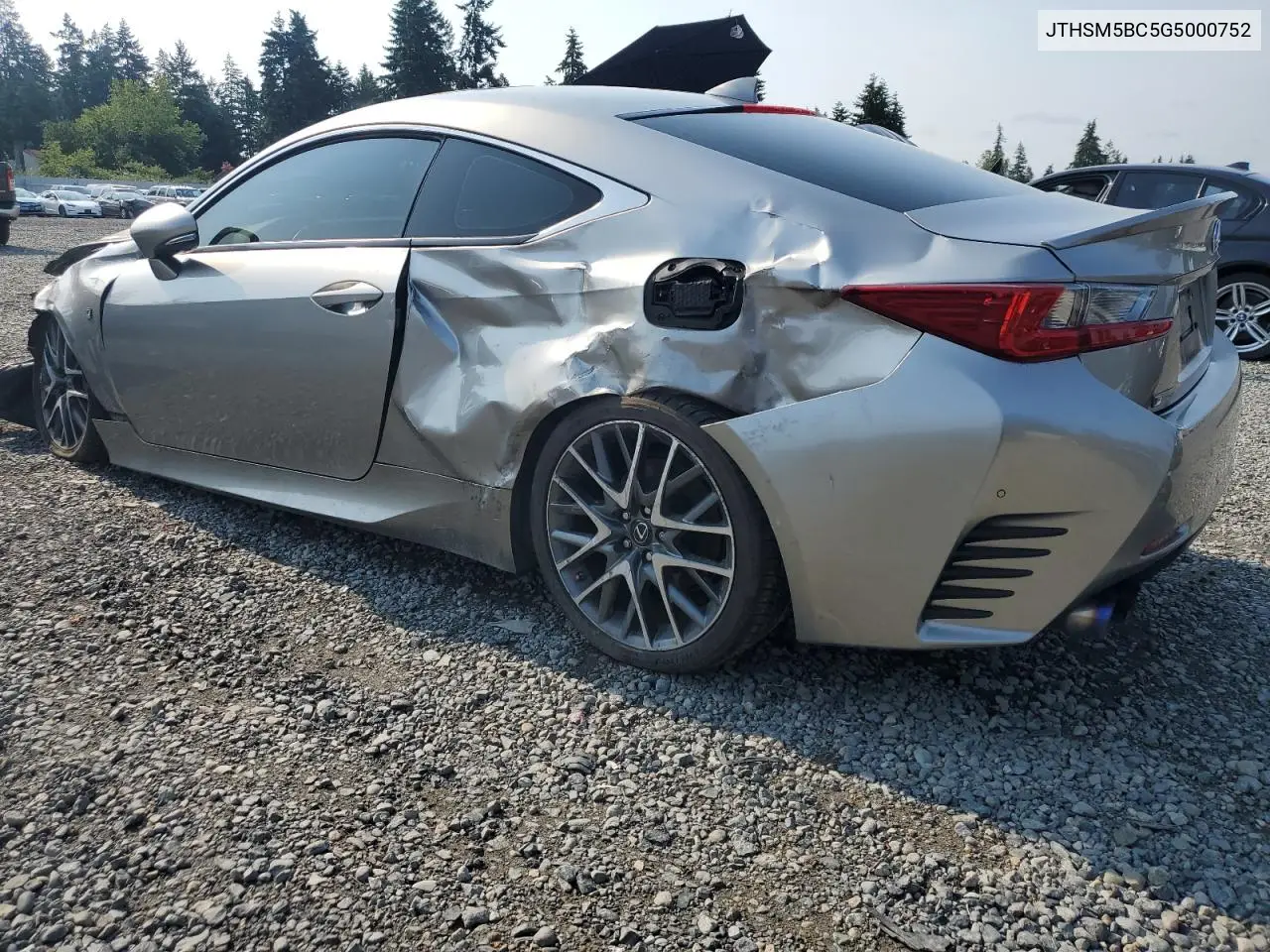 2016 Lexus Rc 300 VIN: JTHSM5BC5G5000752 Lot: 62030615