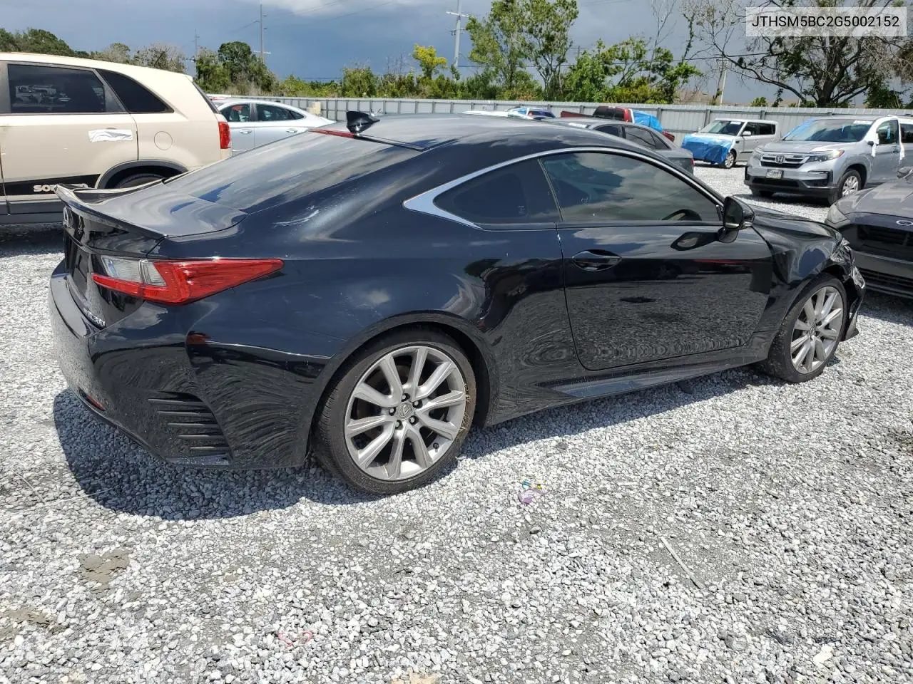 2016 Lexus Rc 300 VIN: JTHSM5BC2G5002152 Lot: 62903985
