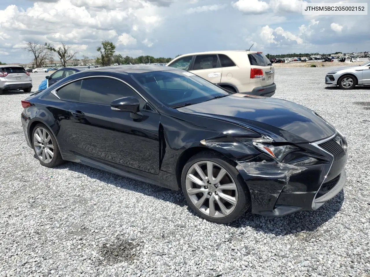 2016 Lexus Rc 300 VIN: JTHSM5BC2G5002152 Lot: 62903985