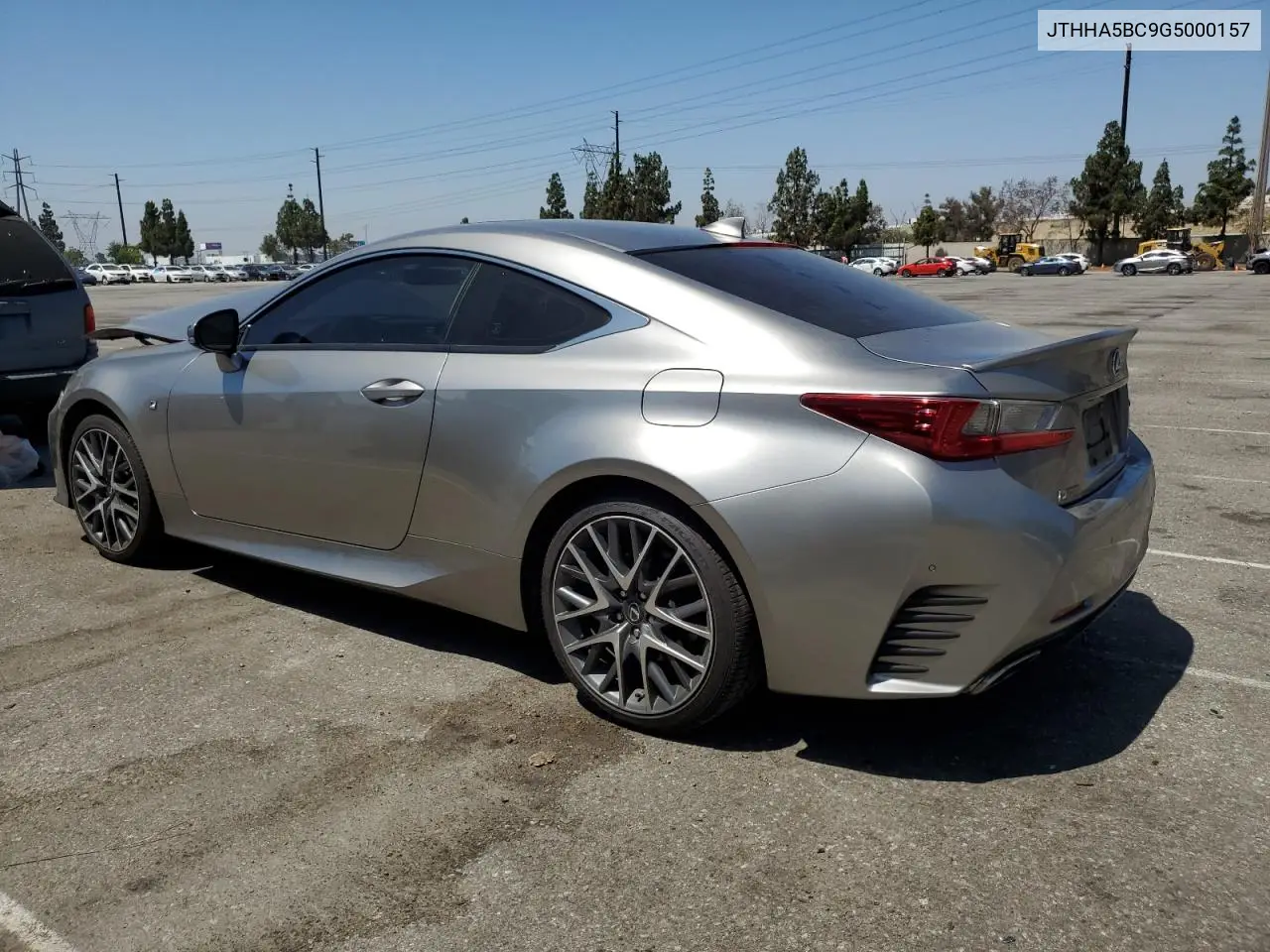 2016 Lexus Rc 200T VIN: JTHHA5BC9G5000157 Lot: 63453685