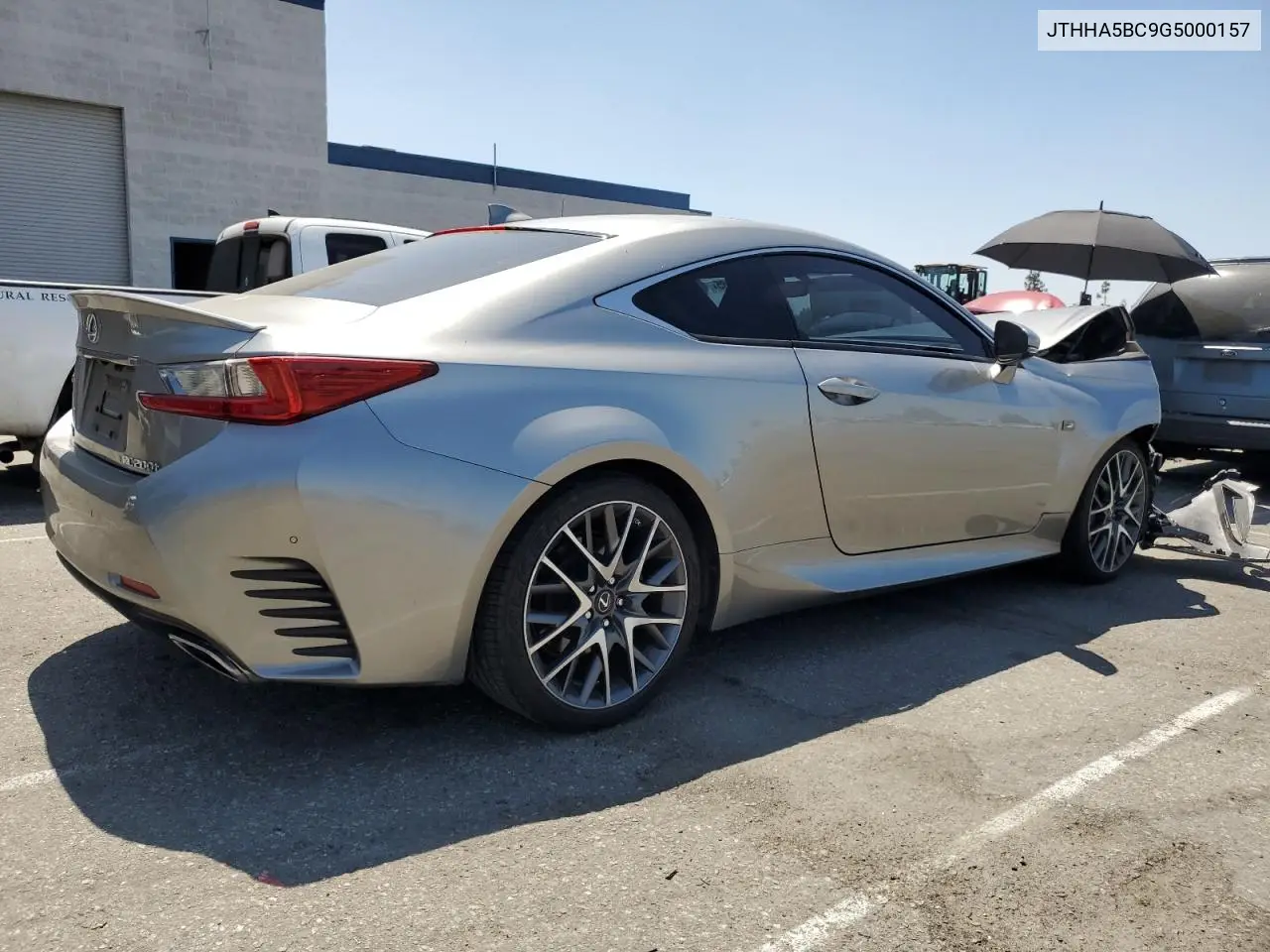 2016 Lexus Rc 200T VIN: JTHHA5BC9G5000157 Lot: 63453685
