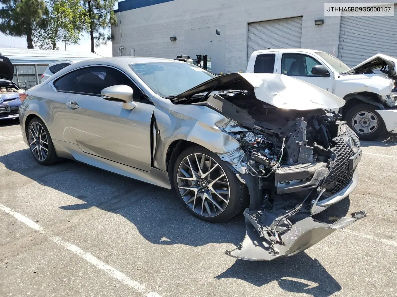 2016 Lexus Rc 200T VIN: JTHHA5BC9G5000157 Lot: 63453685