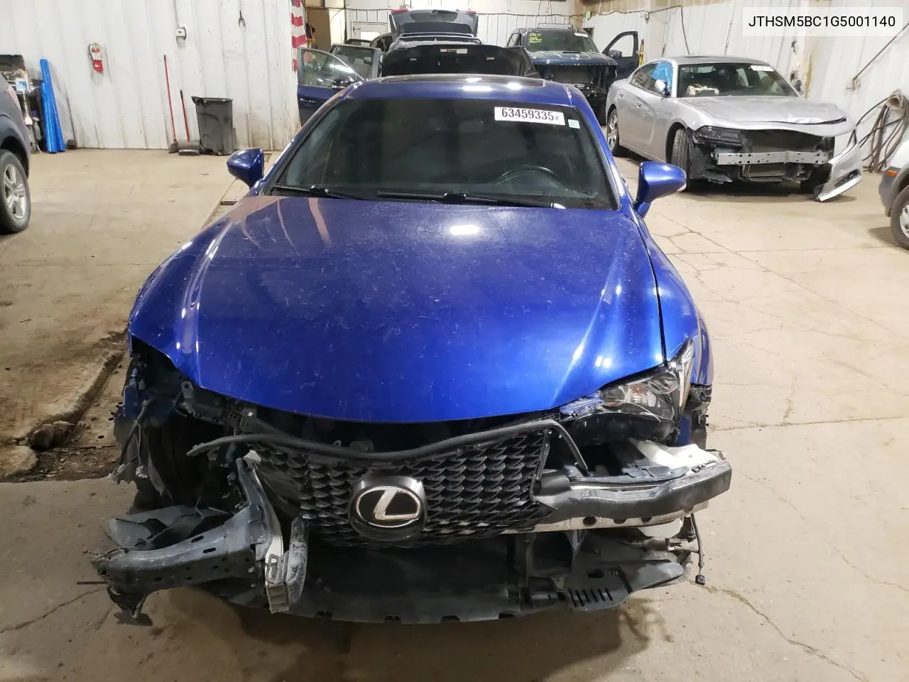 2016 Lexus Rc 300 VIN: JTHSM5BC1G5001140 Lot: 63459335