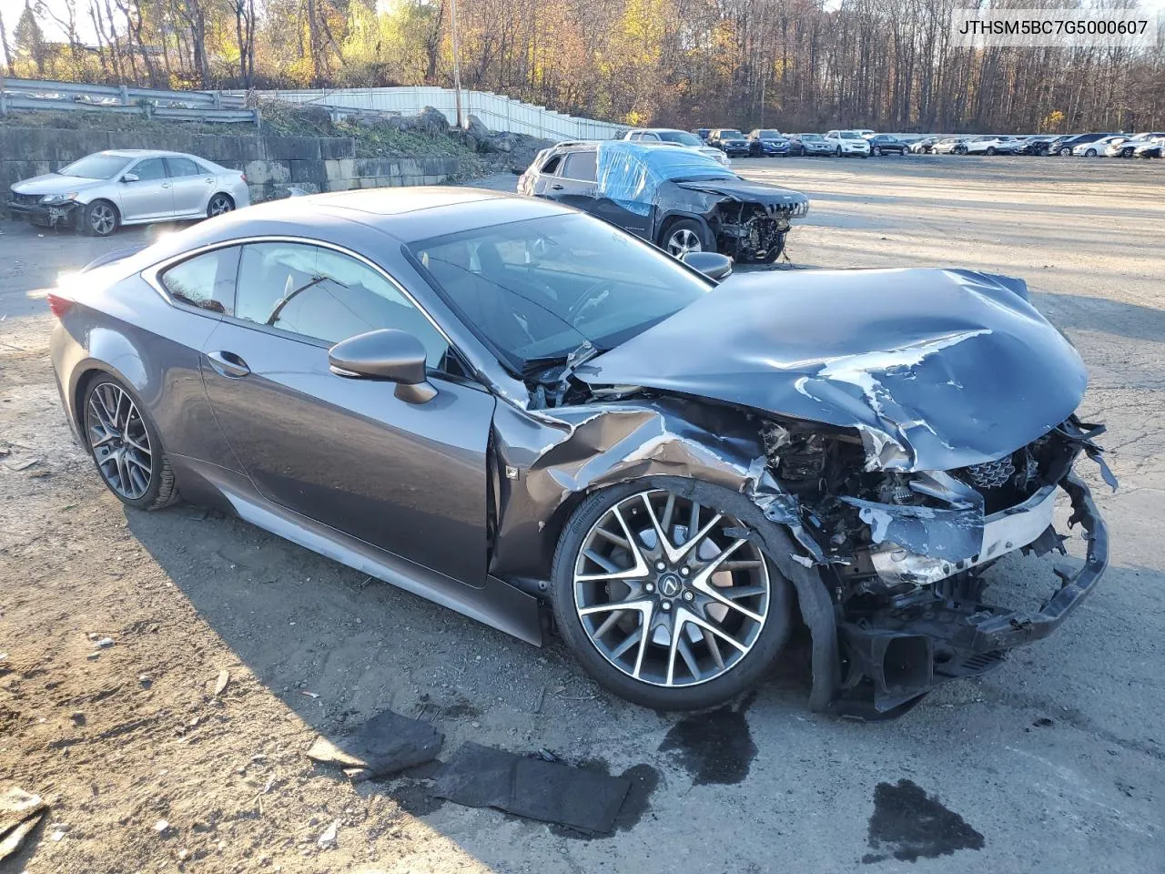 2016 Lexus Rc 300 VIN: JTHSM5BC7G5000607 Lot: 79702494