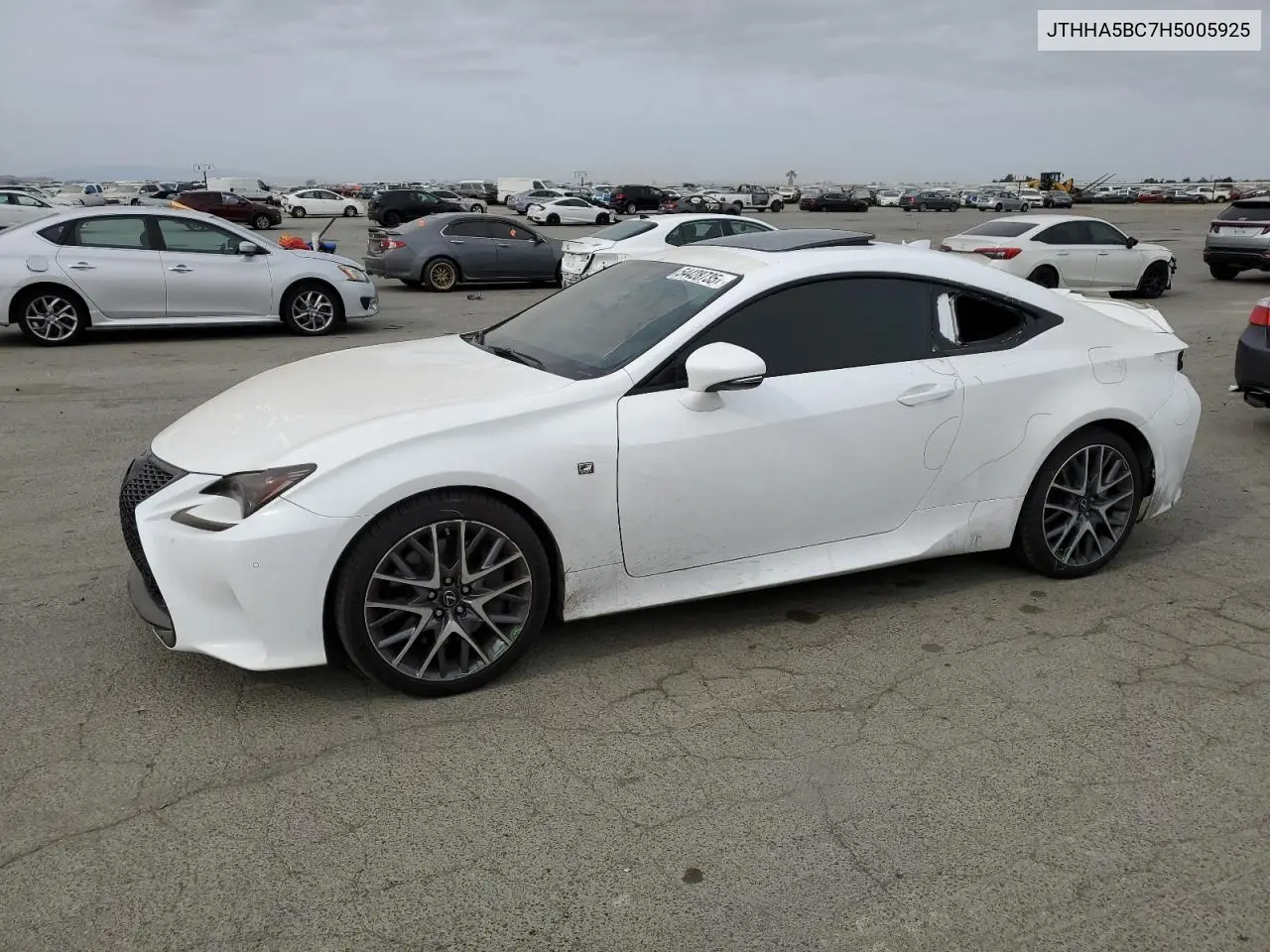 2017 Lexus Rc 200T VIN: JTHHA5BC7H5005925 Lot: 54428735