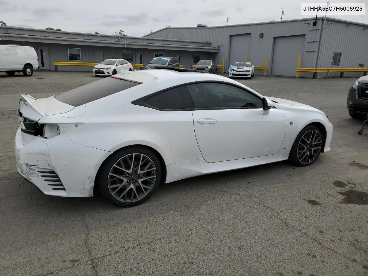 2017 Lexus Rc 200T VIN: JTHHA5BC7H5005925 Lot: 54428735
