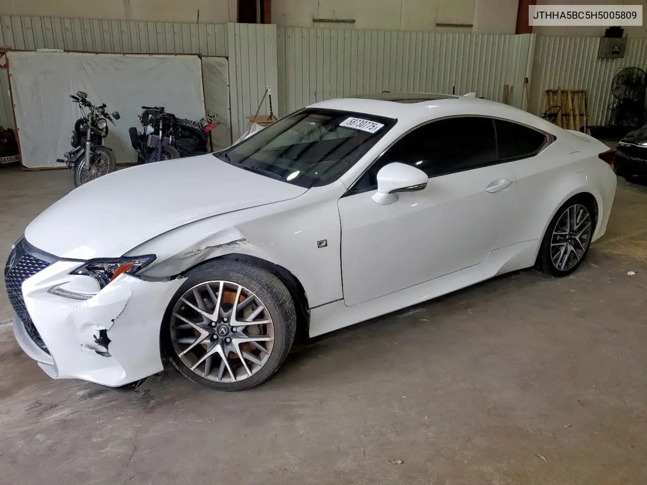 2017 Lexus Rc 200T VIN: JTHHA5BC5H5005809 Lot: 58730775