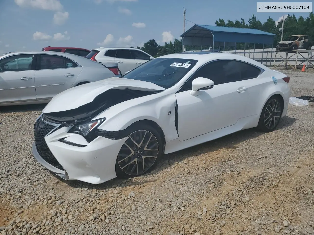 2017 Lexus Rc 200T VIN: JTHHA5BC9H5007109 Lot: 60424705