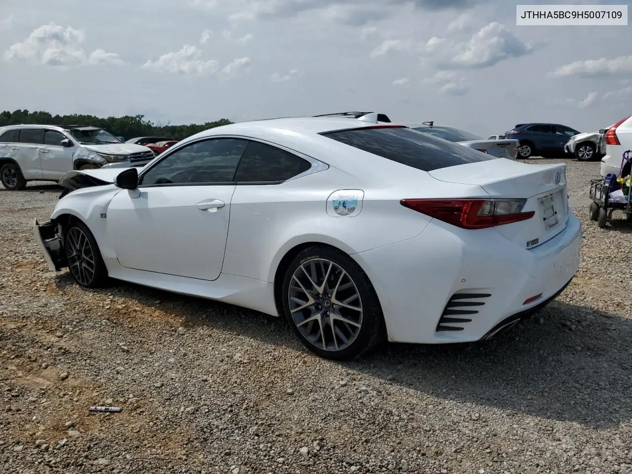 2017 Lexus Rc 200T VIN: JTHHA5BC9H5007109 Lot: 60424705