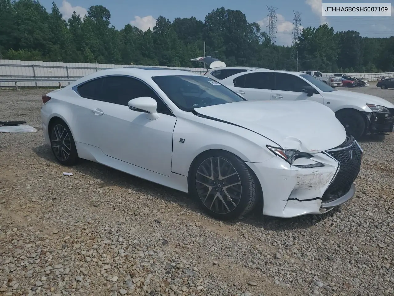 2017 Lexus Rc 200T VIN: JTHHA5BC9H5007109 Lot: 60424705