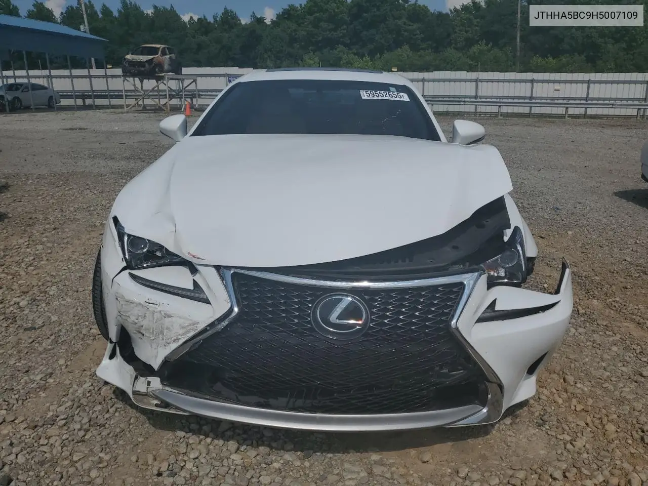 2017 Lexus Rc 200T VIN: JTHHA5BC9H5007109 Lot: 60424705
